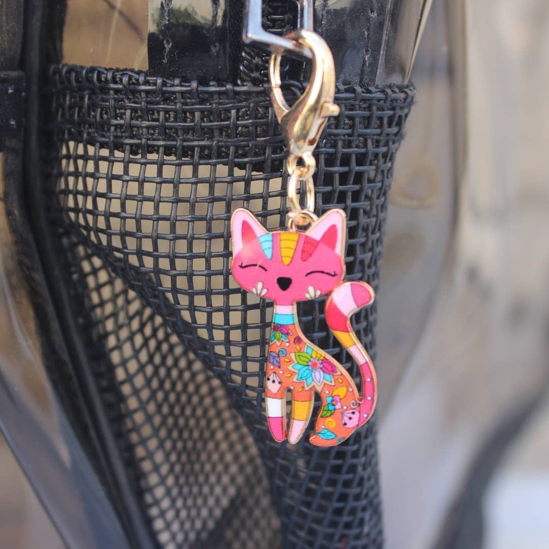 Colorful Cat Keychain | Bag Charm
