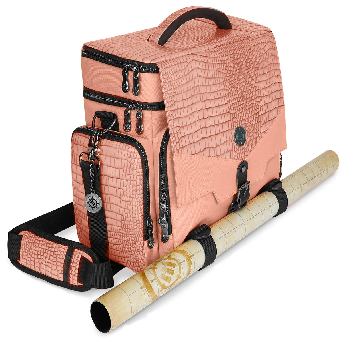 ENHANCE Tabletop Adventurer's Travel Bag - Pink, Collector's Edition; illustrated gaming accessories are not included