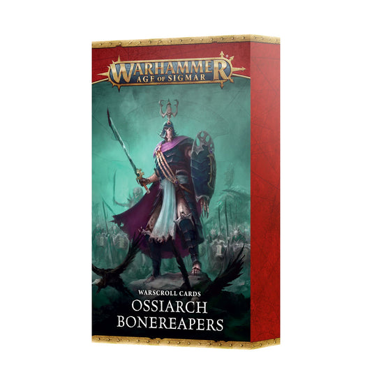 Age of Sigmar: Warscroll Cards: Ossiarch Bonereapers - Games Workshop product packaging