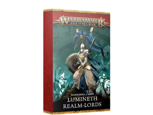 Warscroll Cards: Lumineth Realmlords Eng – official Games Workshop packaging