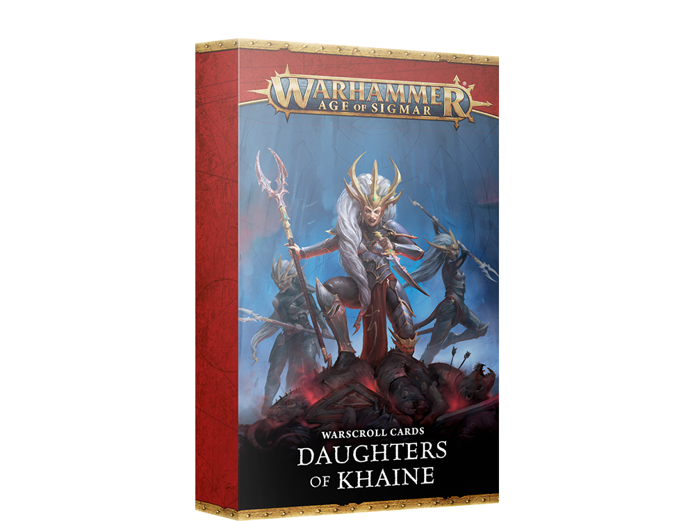 Warscroll Cards: Daughters Of Khaine Eng – official Games Workshop packaging