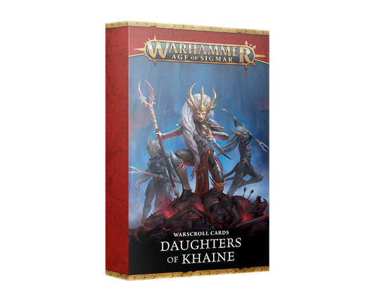 Warscroll Cards: Daughters Of Khaine Eng – official Games Workshop packaging