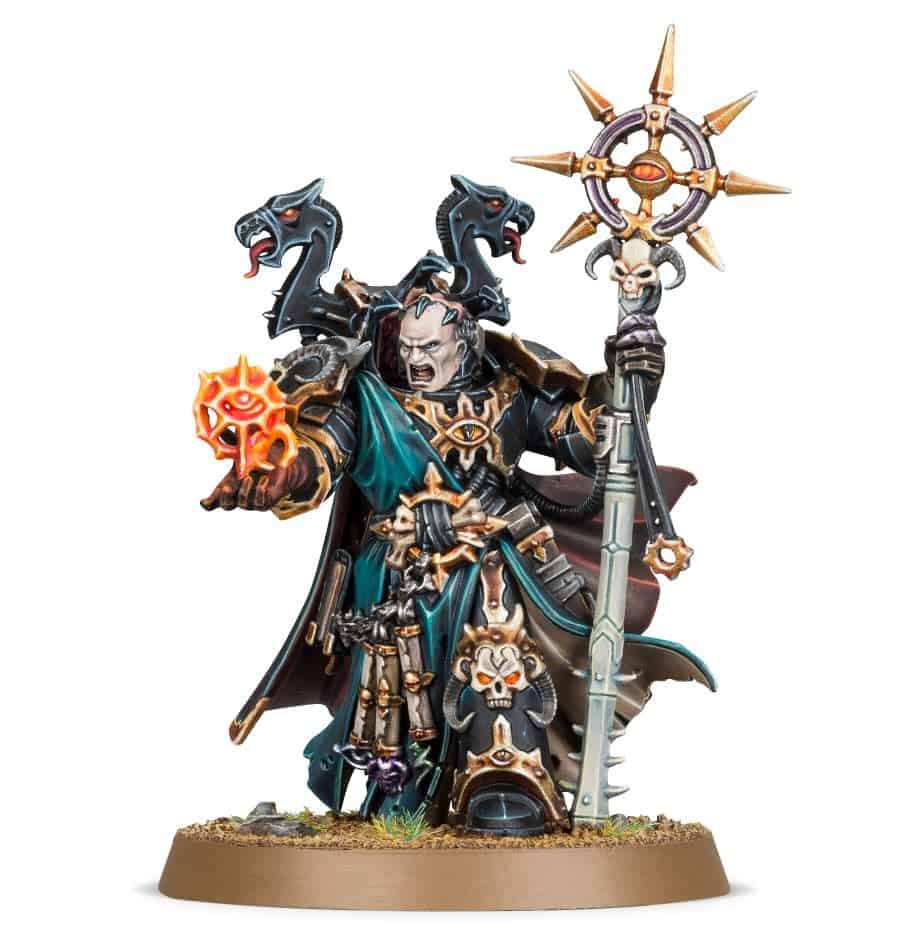 CHAOS SPACE MARINES: SORCERER – Games Workshop painted example