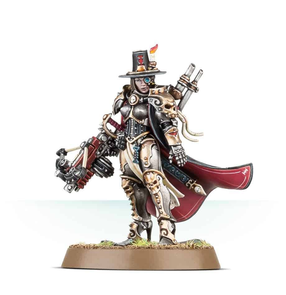 IMPERIAL AGENTS: INQUISITOR GREYFAX - assembled and painted example