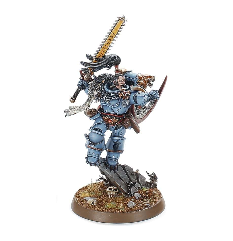 Games Workshop SPACE WOLVES: RAGNAR BLACKMANE, painted example
