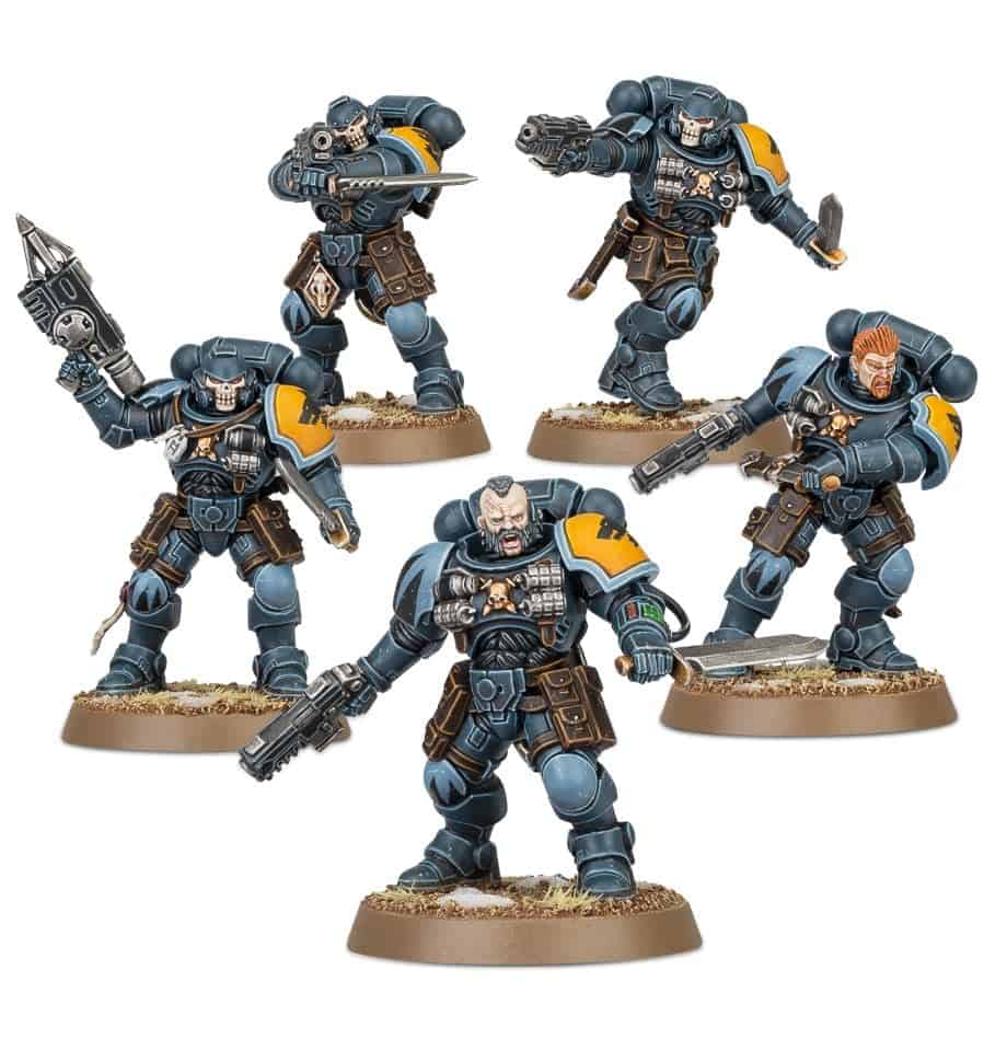 Games Workshop Space Wolves Hounds Of Morkai, painted example