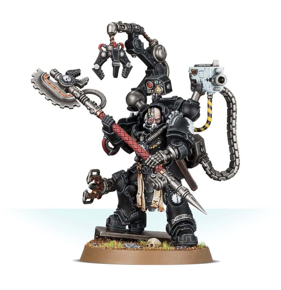 Games Workshop IRON HANDS: IRON FATHER FEIRROS, painted example