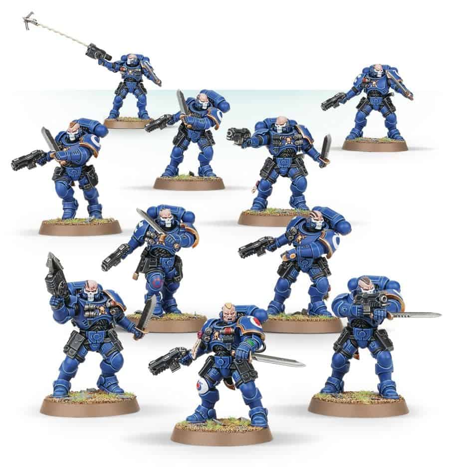 SPACE MARINES PRIMARIS REIVERS - assembled and painted example