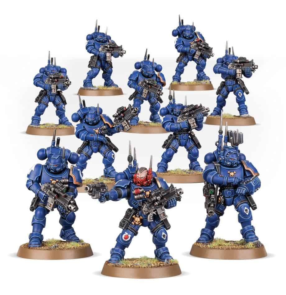 SPACE MARINES PRIMARIS INFILTRATORS - assembled and painted example