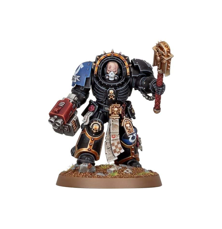 S/MARINES: CHAPLAIN IN TERMINATOR ARMOUR - assembled and painted example