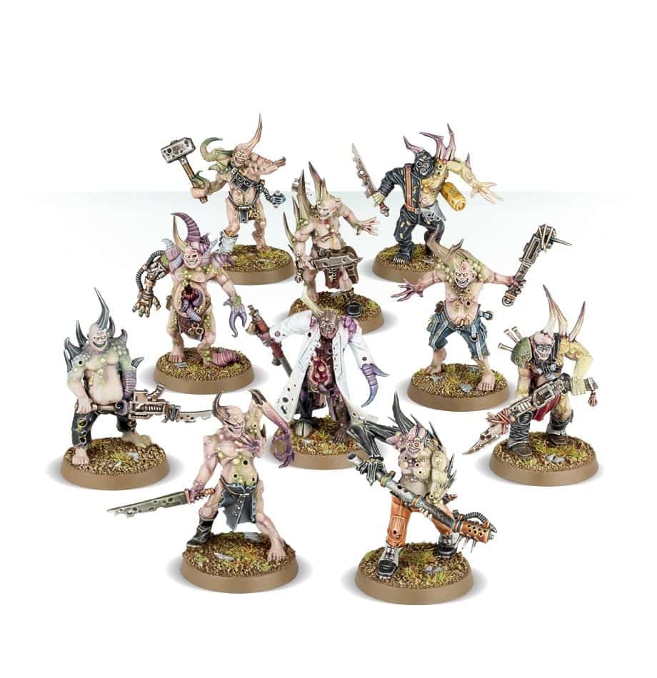 DEATH GUARD: POXWALKERS – Games Workshop painted example