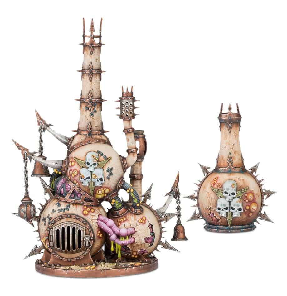 Death Guard: Miasmic Malignifier – Games Workshop painted example