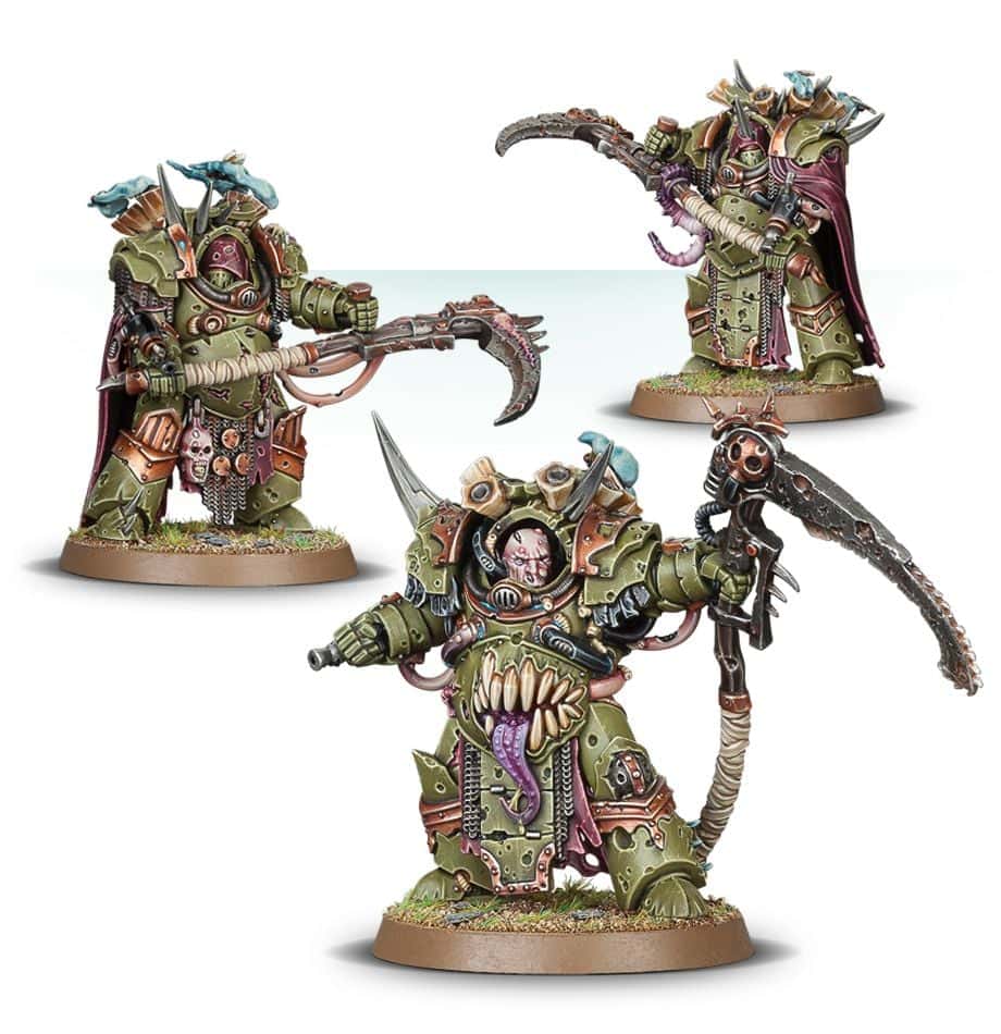 DEATH GUARD: DEATHSHROUD BODYGUARD – Games Workshop painted example