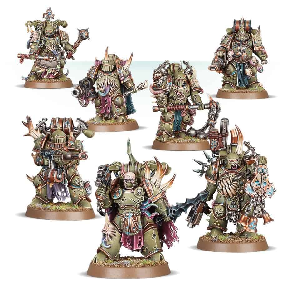 DEATH GUARD PLAGUE MARINES – Games Workshop painted example