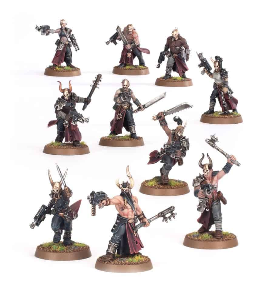 CHAOS SPACE MARINES: CHAOS CULTISTS – Games Workshop painted example