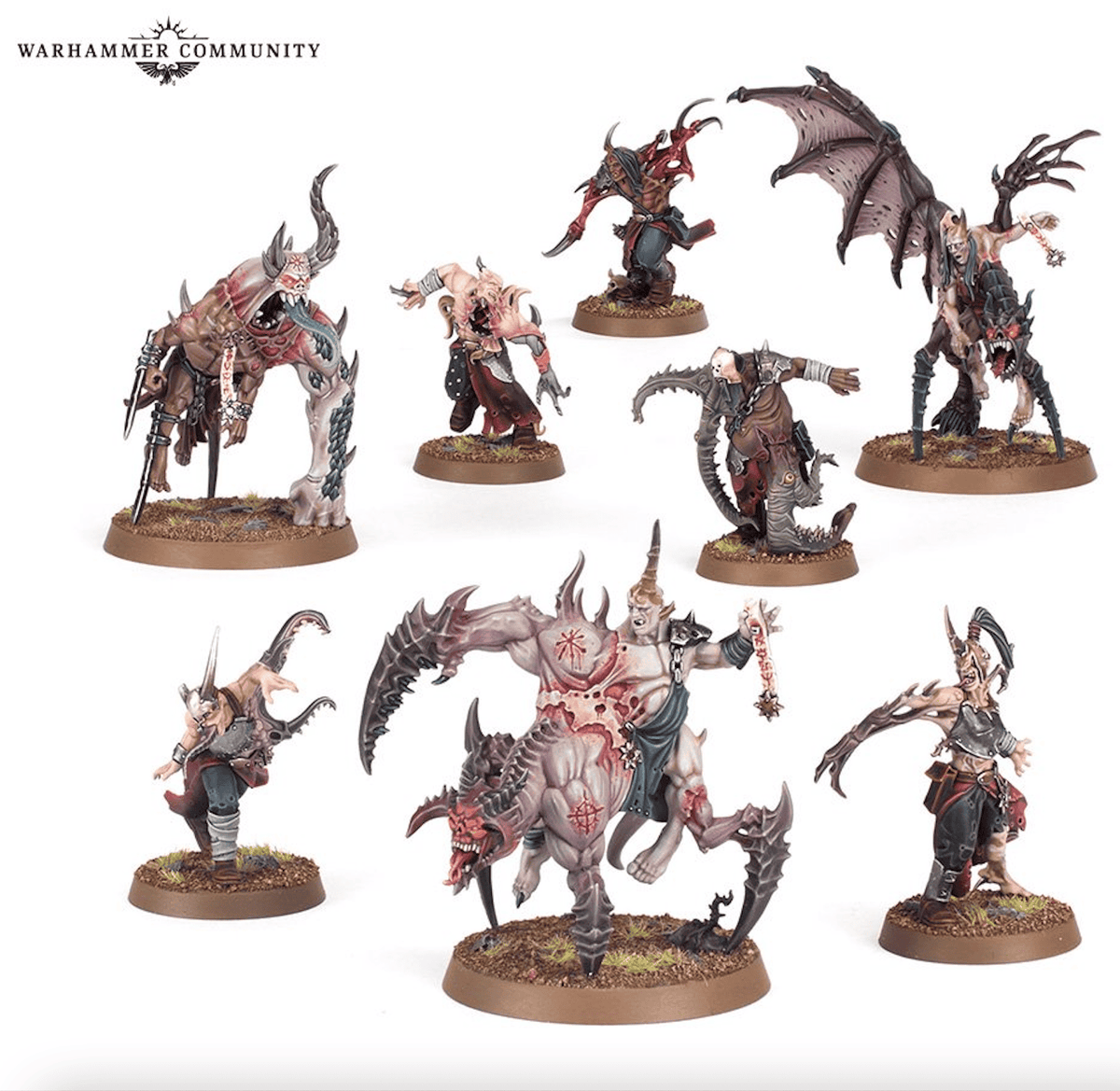 CHAOS SPACE MARINE: ACCURSED CULTISTS – Games Workshop painted example