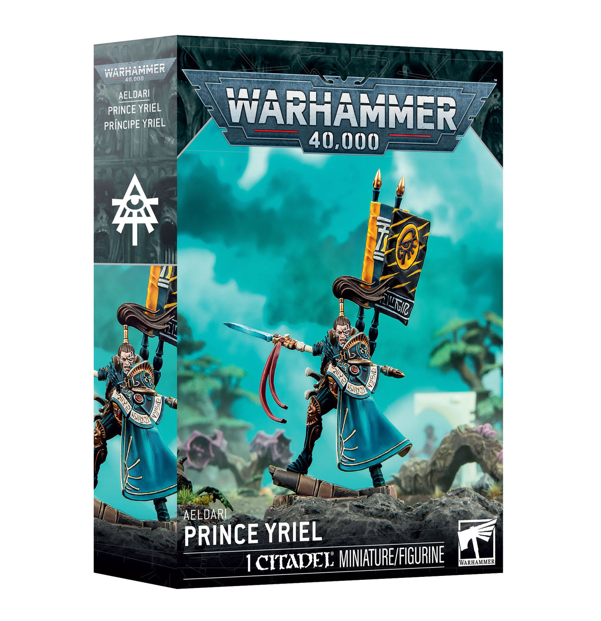 Aeldari: Prince Yriel - Games Workshop official product packaging