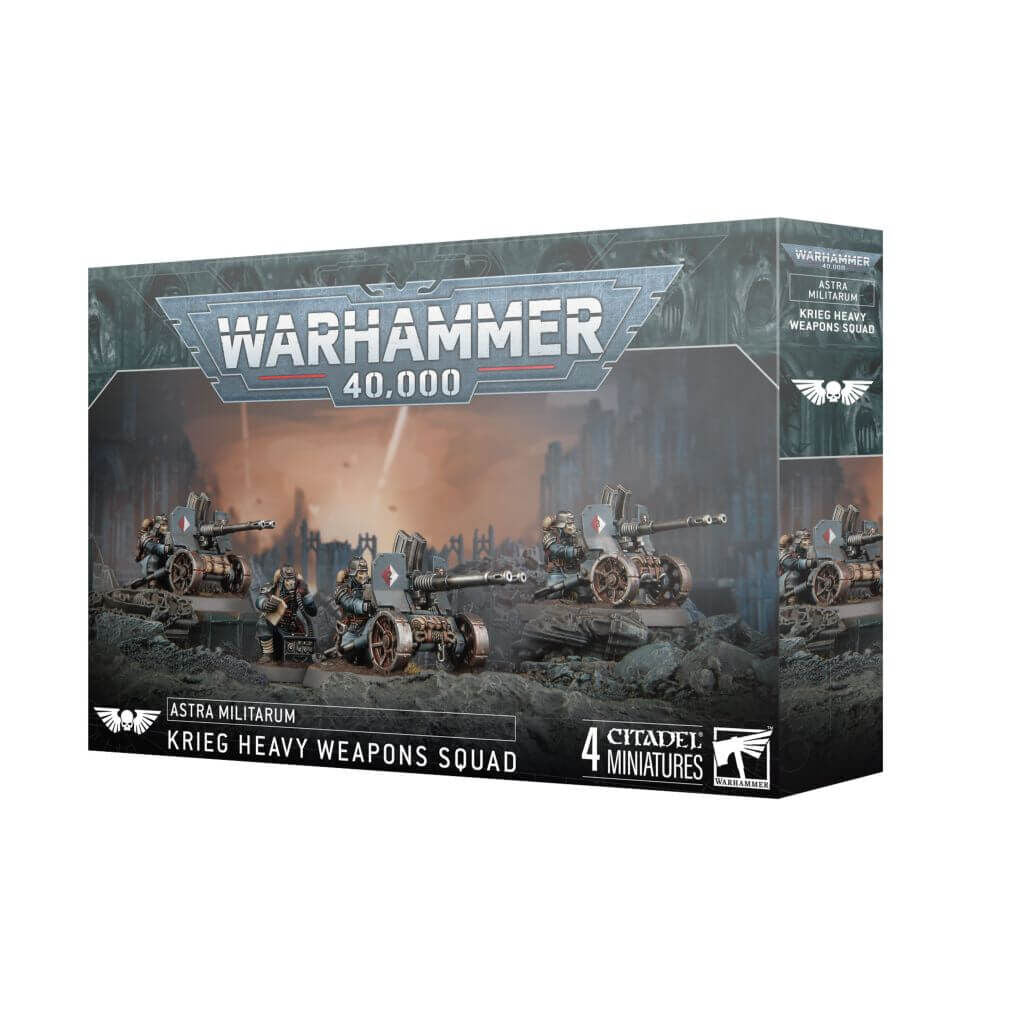 A/Militarum: Krieg Heavy Weapons Squad - Games Workshop official product packaging