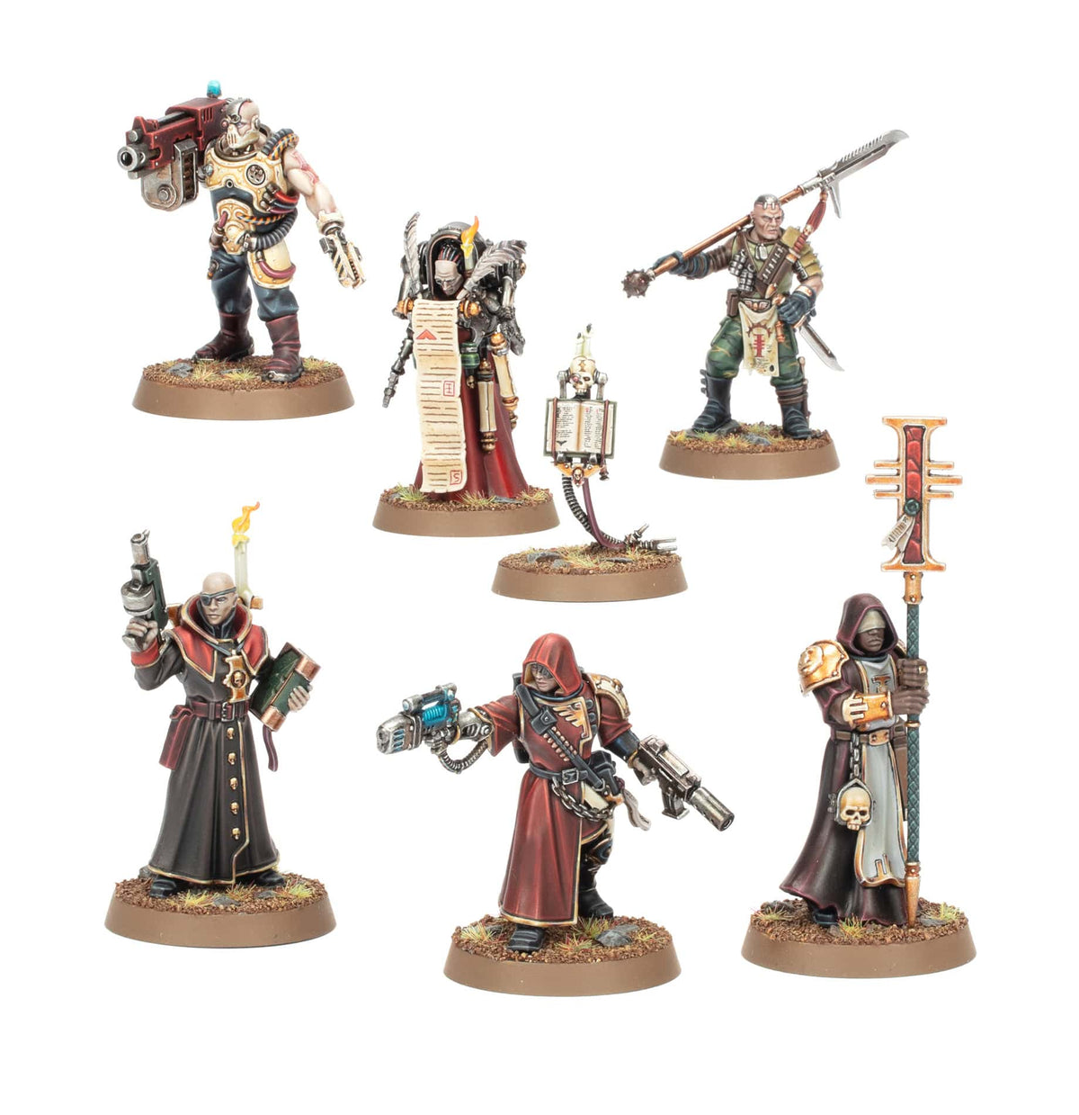 Imperial Agents: Inquisitorial Agents - assembled and painted example