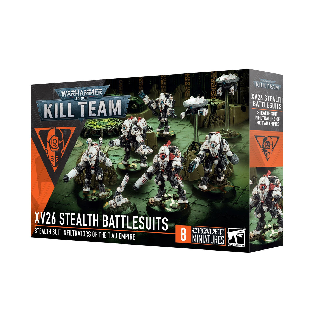 Kill Team: XV26 Stealth Battlesuits – Games Workshop product packaging
