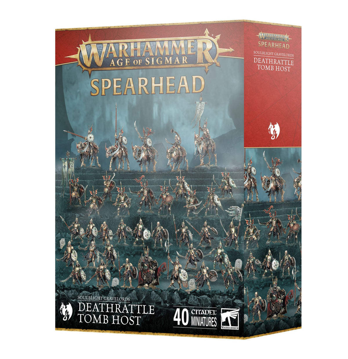 Spearhead: Soulblight Gravelords - Deathrattle Tomb Host - Games Workshop product packaging