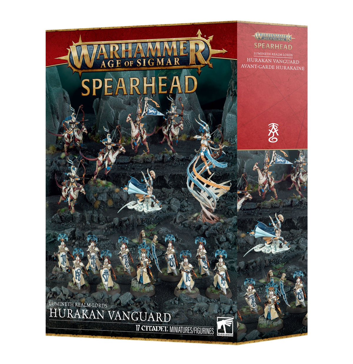 Spearhead: Lumineth Realm-Lords - Hurakan Vanguard – Games Workshop product packaging