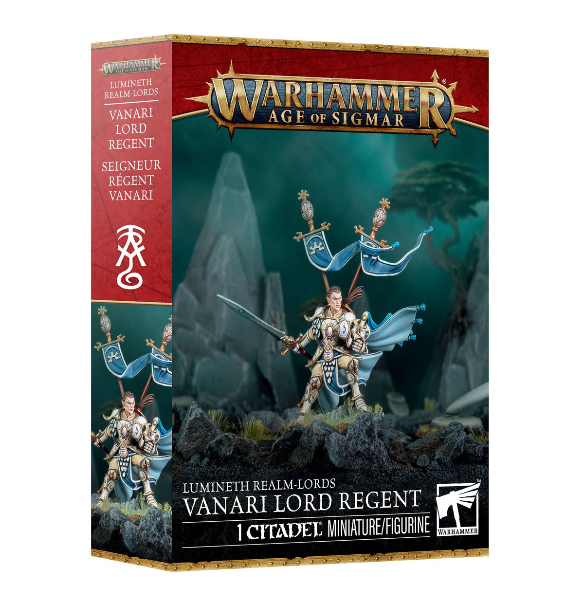 Lumineth Realm-Lords: Vanari Lord Regent – Games Workshop product packaging