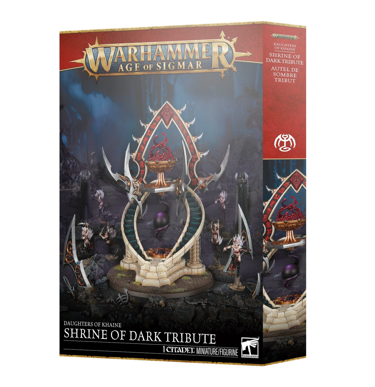 Daughters of Khaine: Shrine of Dark Tribute – Games Workshop product packaging
