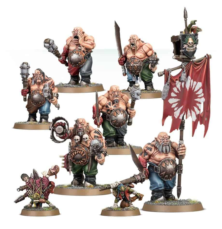 Games Workshop OGOR MAWTRIBES: OGOR GLUTTONS assembled miniatures
