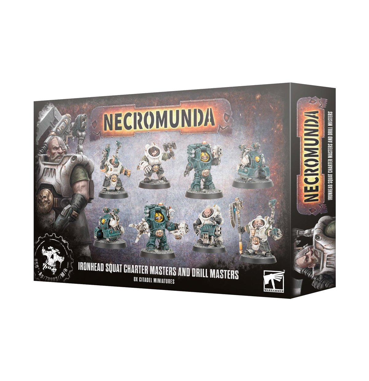 Necromunda: Ironhead Squat Charter & Drill Masters – Games Workshop product packaging