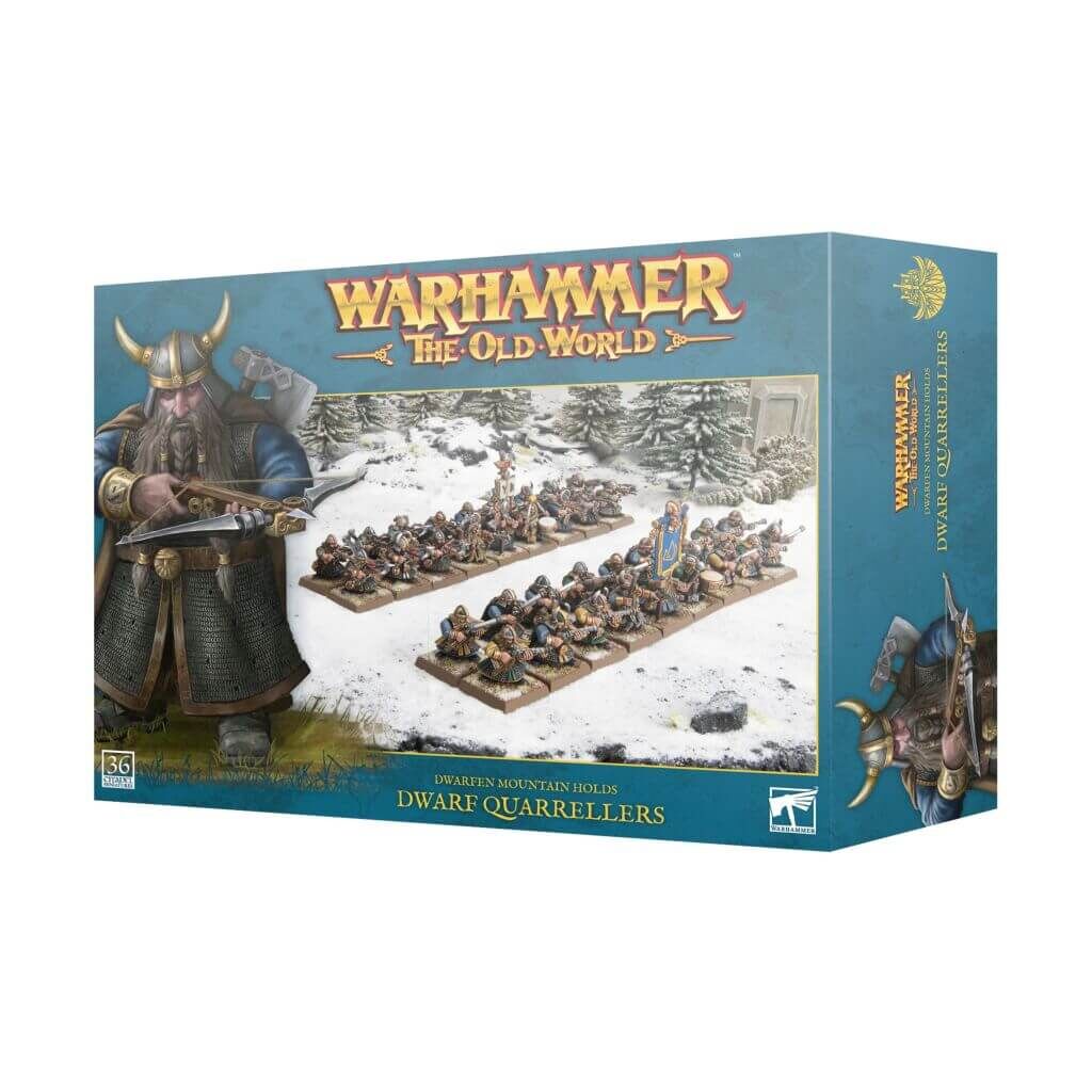Dwarfen Mountain Holds:Dwarf Quarrellers - Games Workshop miniature kit