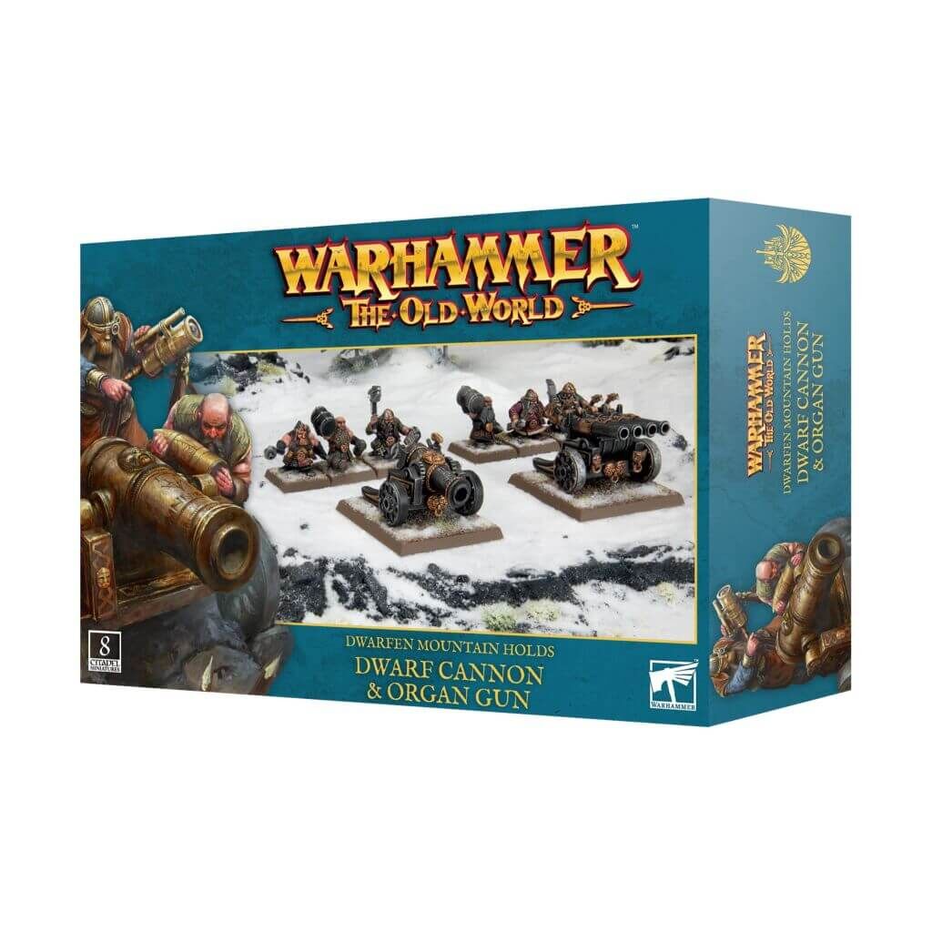 Dwarfen M/Holds:Dwarf Cannon & Organ Gun - Games Workshop miniature kit