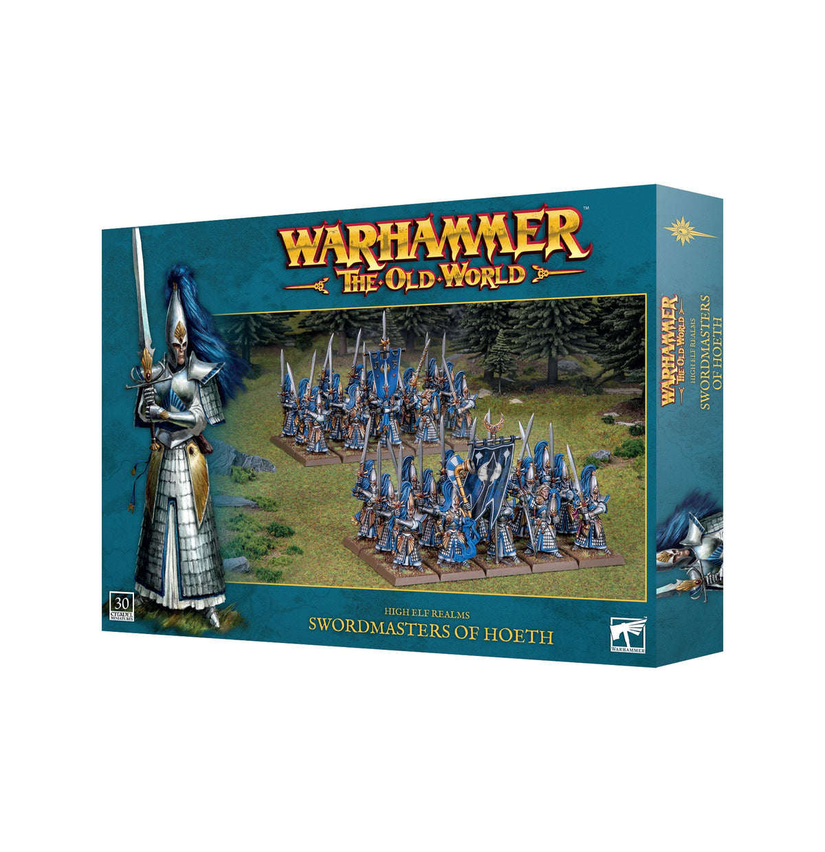 High Elf Realms: Swordmasters Of Hoeth – Games Workshop product packaging