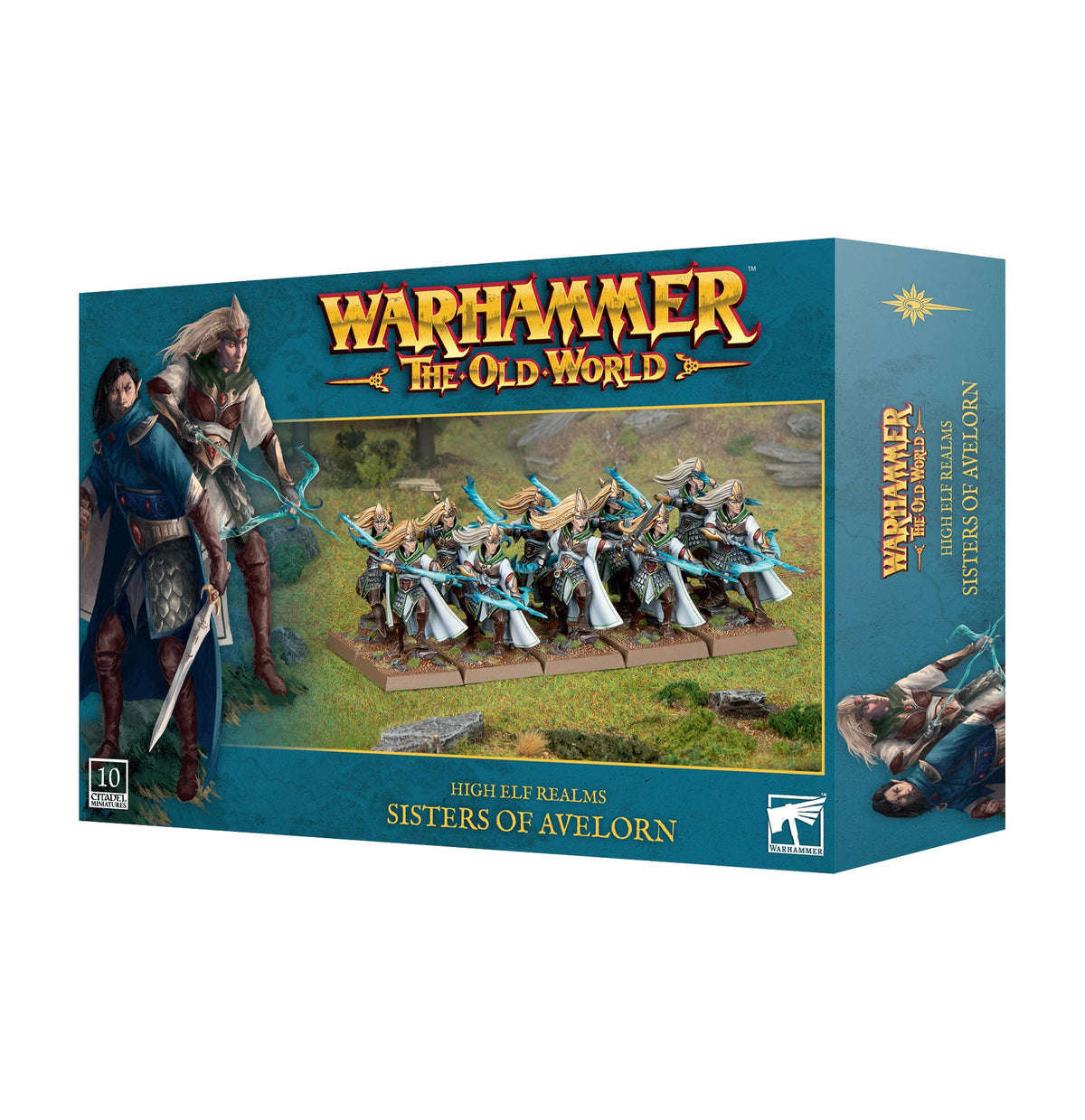 High Elf Realms: Sisters Of Avelorn – Games Workshop product packaging