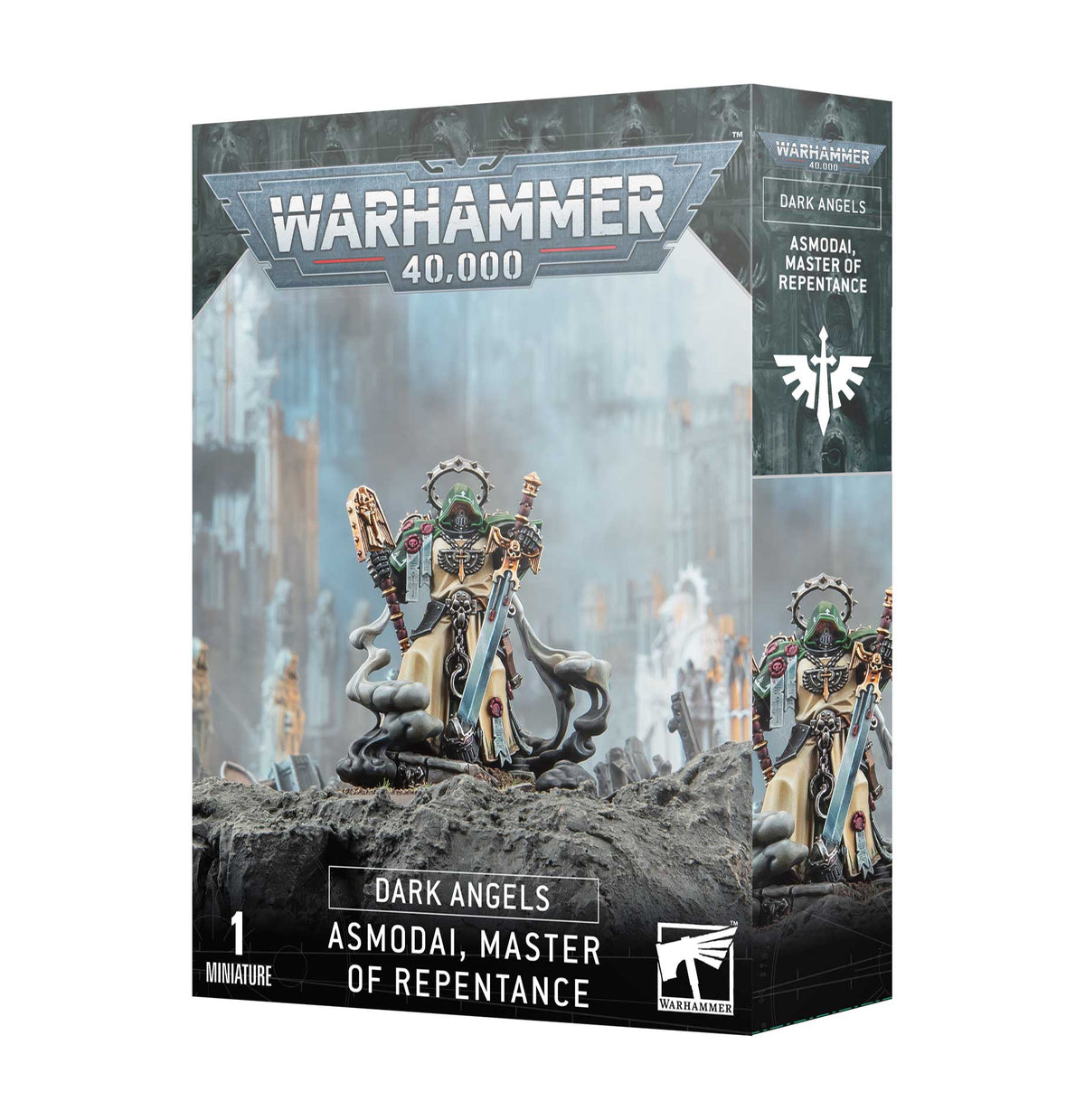 Dark Angels Asmodai, Master of Repentance — manufacturer painted example