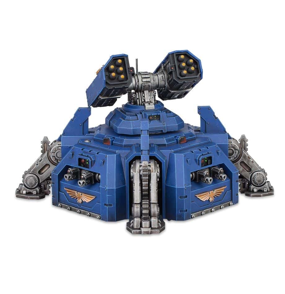SPACE MARINES: HAMMERFALL BUNKER – assembled and painted example