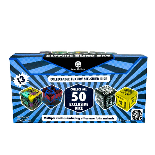 Glyphic Dice: Series 3 D6 Blind Bag Display (12 Packs)