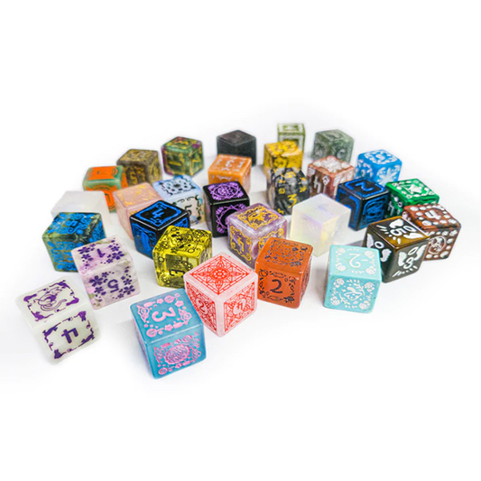 Glyphic Dice: Series 2 D6 Blind Bag (12 Packs)