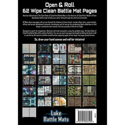 Battle Mat: Giant Book of CyberPunk Battle Mats