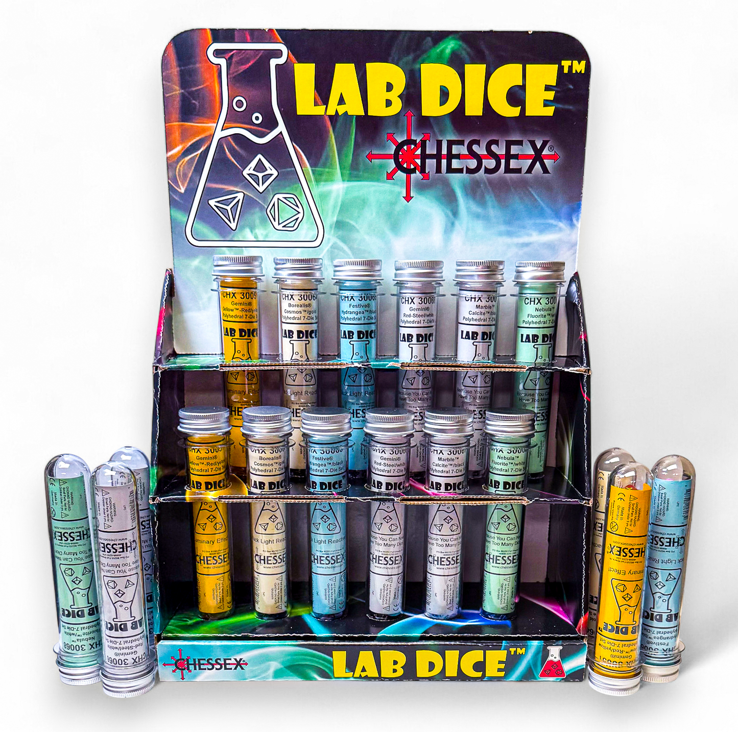 Lab Dice 8 Polyhedral Dice Set