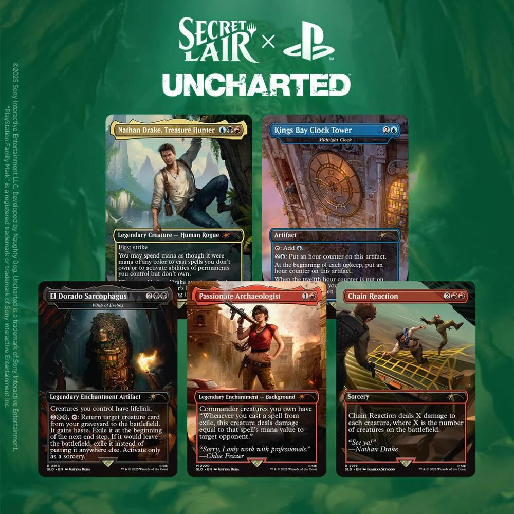 Secret Lair Drop: Uncharted: Saga of Thieves- Regular