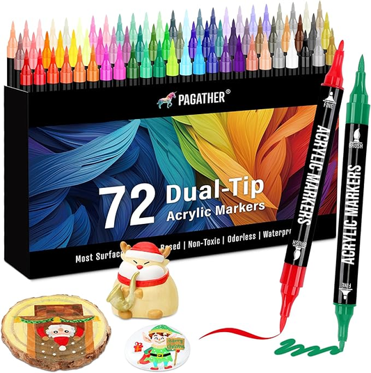 72Pc Acrylic Marker Set