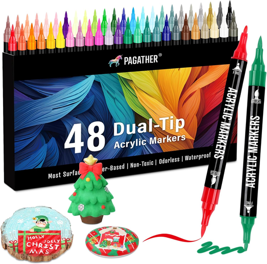 48Pc Acrylic Marker Set