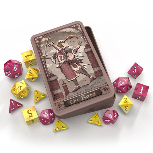 RPG Class Dice: Bard Set Tin (15 Dice)