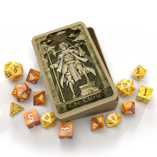 RPG Class Dice: Cleric Set Tin (14 Dice)