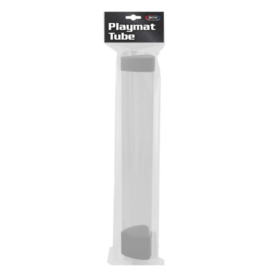 BCW SUPPLIES: CLEAR PLAYMAT TUBE WITH DICE CAP