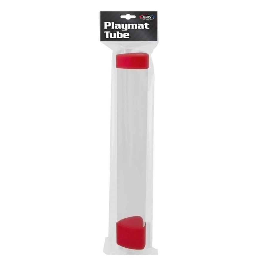 BCW SUPPLIES: CLEAR PLAYMAT TUBE WITH DICE CAP