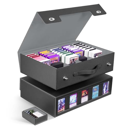 Trading Card Storage Box 5-Row with Handle