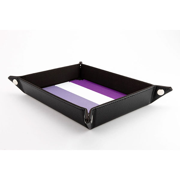 Dice Tray: Pride Velvet Folding Tray