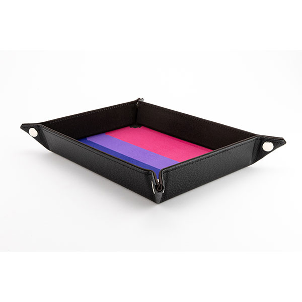 Dice Tray: Pride Velvet Folding Tray